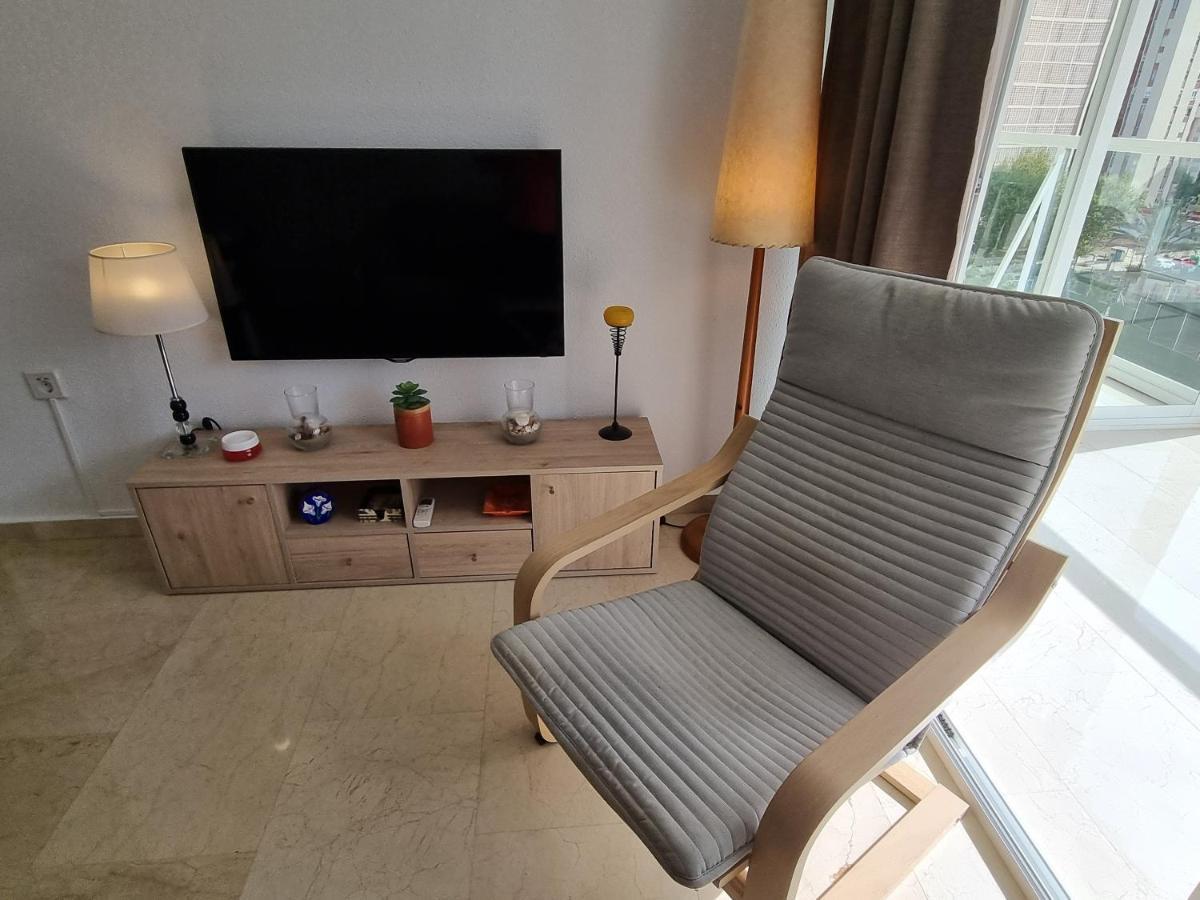 Ideal Familias En Urbanizacion De Lujo A 600M De La Playa Levante Con Wifi, Ac Y Parking 貝尼多姆 外观 照片